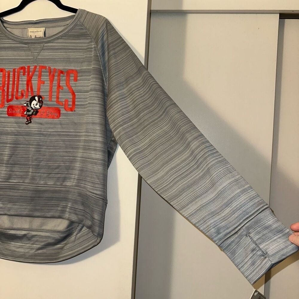J. America Women’s Gray OSU Graphic Crewneck Sweatshirt XXL NWT - Picture 4 of 12